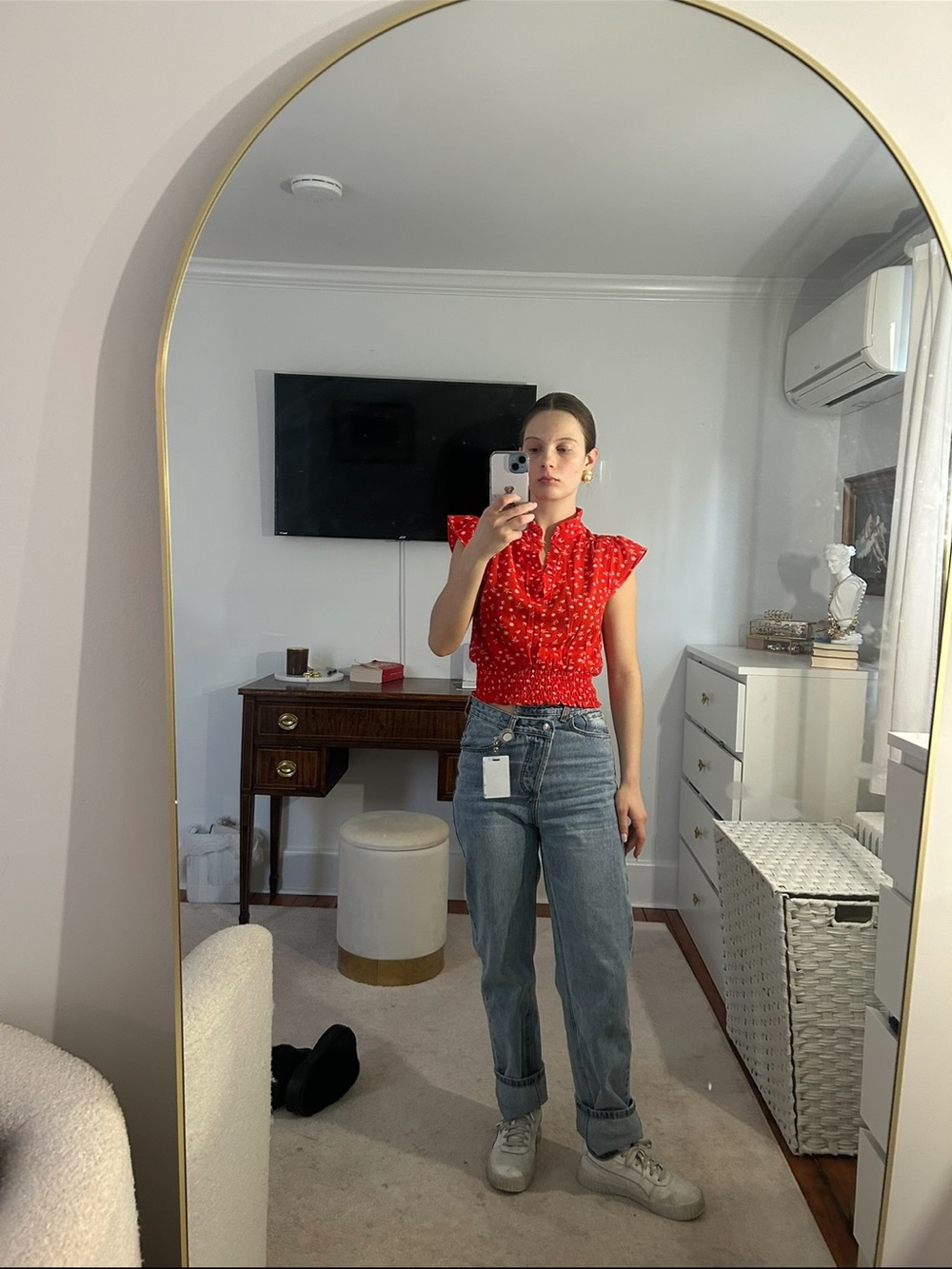 Red blouse - Picture 3 of 3